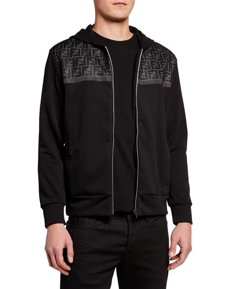 black fendi hoodie|fendi hoodie men's cheap.